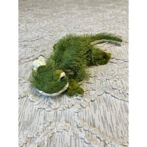 Ganz Webkinz Gecko Green Stuffed Animal Plush Beanie NO CODE